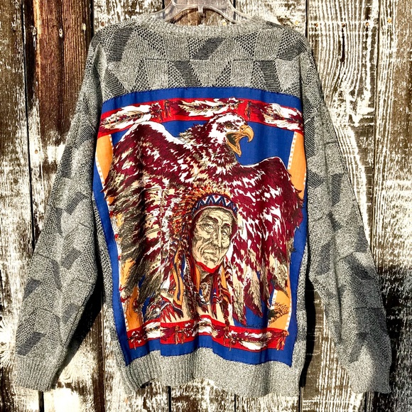 No Brand Sweaters - The Buffalo - Vintage Handkerchief Sweater